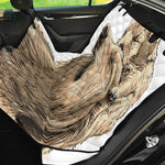 Labrador Retriever And Puppy Print Pet Car Back Seat Cover