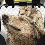 Labrador Retriever And Puppy Print Pet Car Back Seat Cover