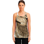 Labrador Retriever And Puppy Print Women's Racerback Tank Top