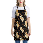 Labrador Retriever Puppy Pattern Print Apron