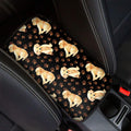 Labrador Retriever Puppy Pattern Print Car Center Console Cover