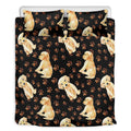 Labrador Retriever Puppy Pattern Print Duvet Cover Bedding Set