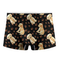 Labrador Retriever Puppy Pattern Print Men's Boxer Briefs