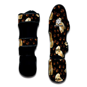 Labrador Retriever Puppy Pattern Print Muay Thai Shin Guard