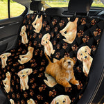 Labrador Retriever Puppy Pattern Print Pet Car Back Seat Cover