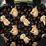 Labrador Retriever Puppy Pattern Print Pet Car Back Seat Cover