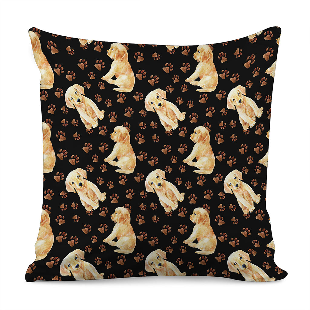 Labrador Retriever Puppy Pattern Print Pillow Cover