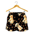 Labrador Retriever Puppy Pattern Print Women's Shorts