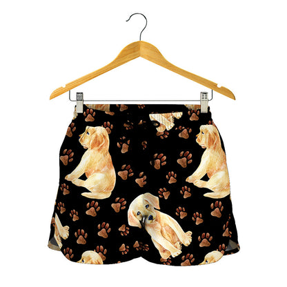 Labrador Retriever Puppy Pattern Print Women's Shorts