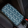 Lacrosse Equipment Pattern Print Car Center Console Cover