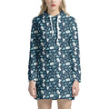Lacrosse Equipment Pattern Print Pullover Hoodie Dress