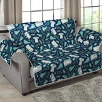 Lacrosse Equipment Pattern Print Loveseat Protector