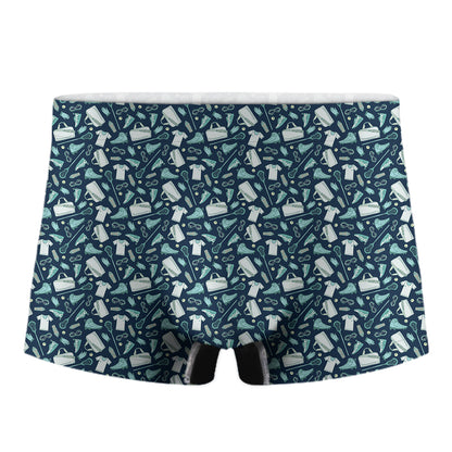 Lacrosse Equipment Pattern Print Men's Boxer Briefs