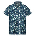 Lacrosse Equipment Pattern Print Men's Short Sleeve Shirt