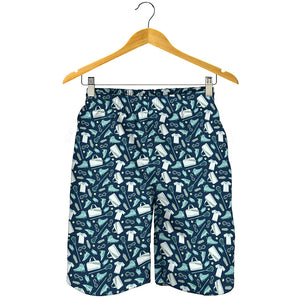 Lacrosse Equipment Pattern Print Men's Shorts