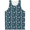 Lacrosse Equipment Pattern Print Men's Tank Top