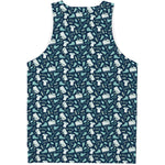 Lacrosse Equipment Pattern Print Men's Tank Top