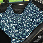 Lacrosse Equipment Pattern Print Pet Car Back Seat Cover