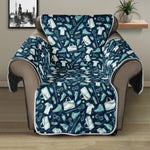 Lacrosse Equipment Pattern Print Recliner Protector