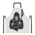 Lacrosse Skull Print Apron