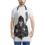 Lacrosse Skull Print Apron