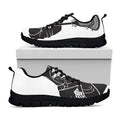 Lacrosse Skull Print Black Running Shoes