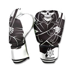 Lacrosse Skull Print Boxing Gloves