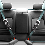 Lacrosse Skull Print Car Seat Belt Covers