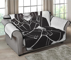 Lacrosse Skull Print Loveseat Protector