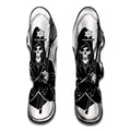 Lacrosse Skull Print Muay Thai Shin Guards