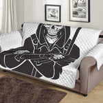 Lacrosse Skull Print Sofa Protector