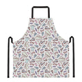 Lacrosse Sport Pattern Print Apron