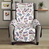 Lacrosse Sport Pattern Print Armchair Protector