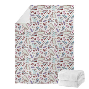 Lacrosse Sport Pattern Print Blanket