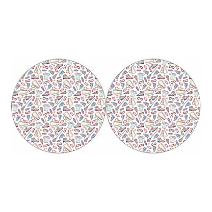Lacrosse Sport Pattern Print Car Coasters