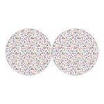 Lacrosse Sport Pattern Print Car Coasters