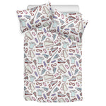Lacrosse Sport Pattern Print Duvet Cover Bedding Set