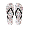 Lacrosse Sport Pattern Print Flip Flops