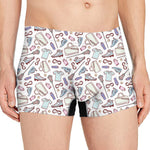 Lacrosse Sport Pattern Print Men's Boxer Briefs