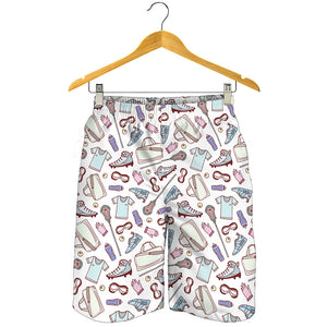 Lacrosse Sport Pattern Print Men's Shorts