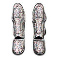 Lacrosse Sport Pattern Print Muay Thai Shin Guards