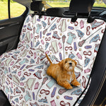 Lacrosse Sport Pattern Print Pet Car Back Seat Cover