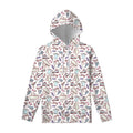 Lacrosse Sport Pattern Print Pullover Hoodie