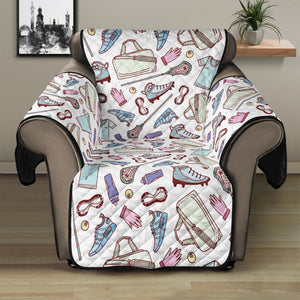 Lacrosse Sport Pattern Print Recliner Protector