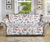 Lacrosse Sport Pattern Print Sofa Protector