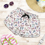 Lacrosse Sport Pattern Print Women's Shorts