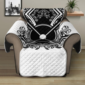 Lacrosse Sticks And Ornate Wing Print Recliner Protector