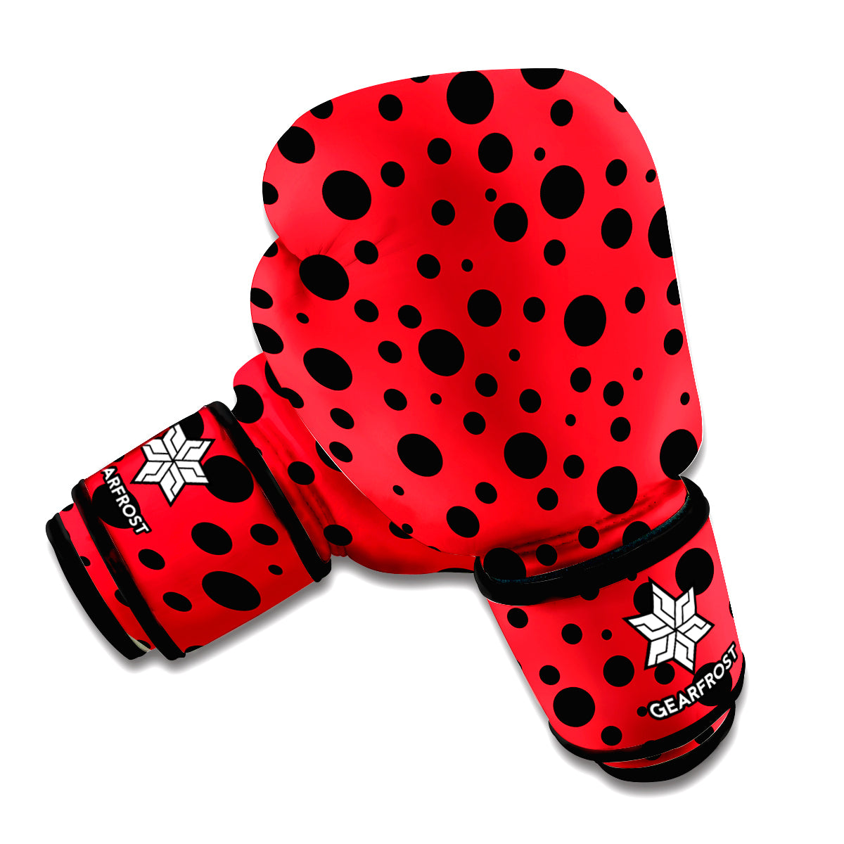 Ladybug Spots Pattern Print Boxing Gloves
