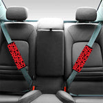 Ladybug Spots Pattern Print Car Seat Belt Covers