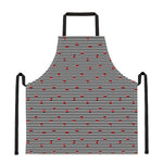Ladybug Striped Pattern Print Apron